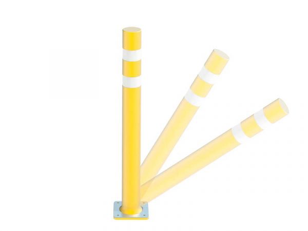 Pilona flexible amarilla - Tecnopilonas